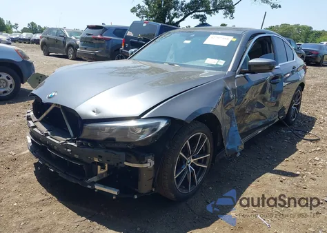 2020 BMW 330I xDrive из США, поврежденный, VIN 3MW5R7J06L8B32433